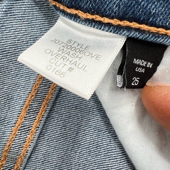 Veronica Beard blue jeans button fly size 25 skinny - Picture 6 of 9